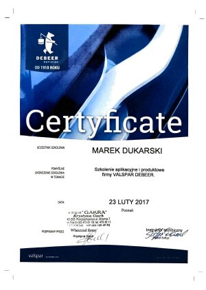 Darpex usługi lakiernicze w Przeźmierowie